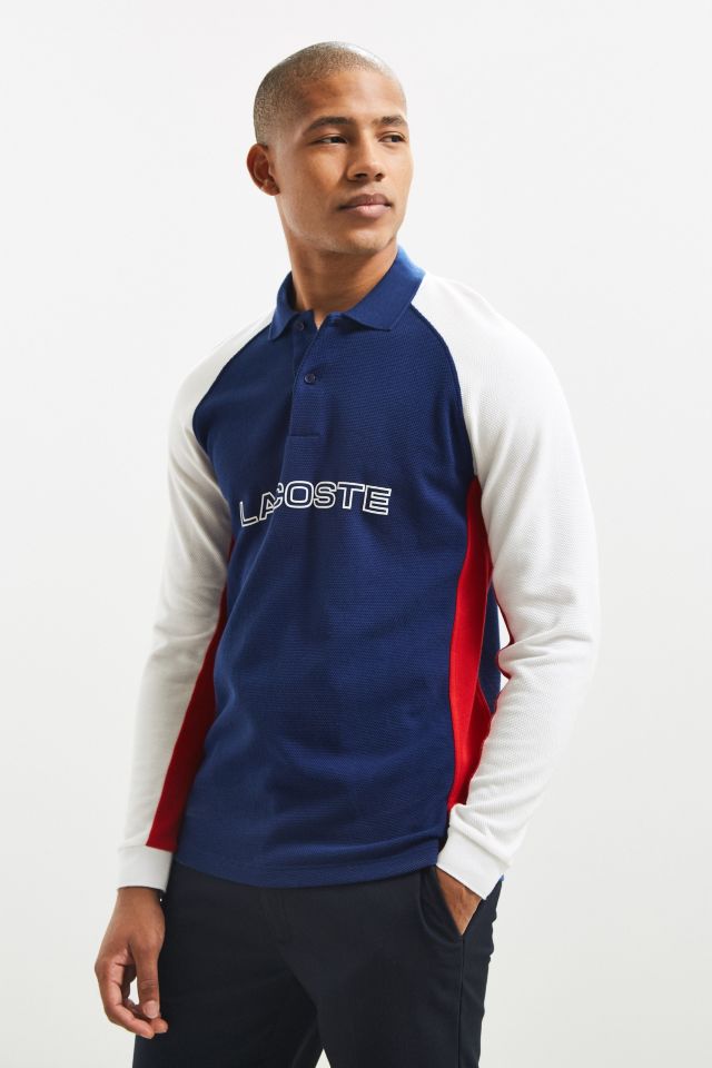 Lacoste Colorblocked Rugby Shirt | Urban Outfitters
