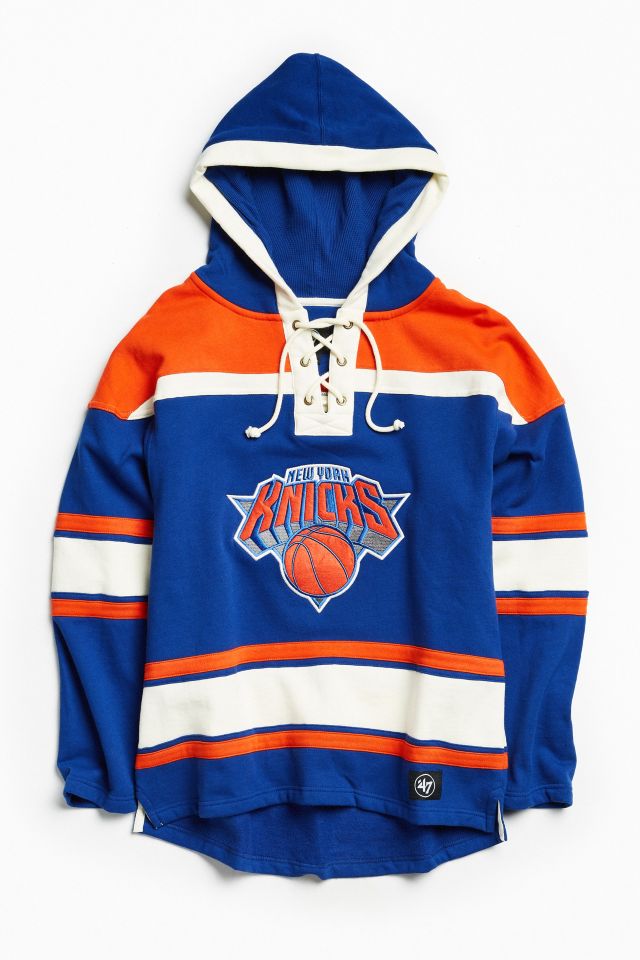 47 Brand New York Knicks Lacer Hoodie Sweatshirt