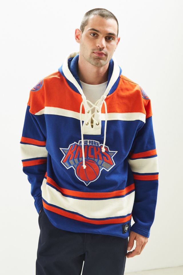 ’47 Brand New York Knicks Lacer Hoodie Sweatshirt #1