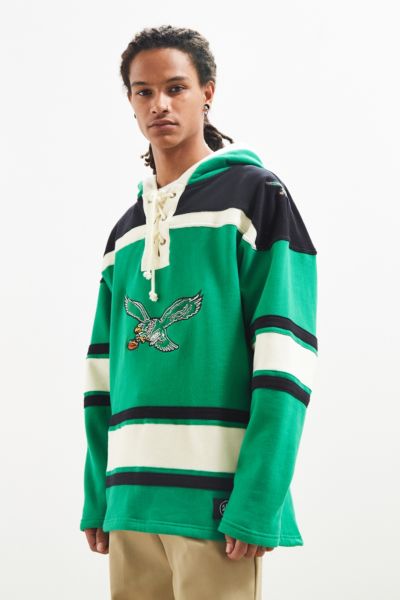 PHILADELPHIA EAGLES LACER Hoodie Sweatshirt Men's 47 BRAND