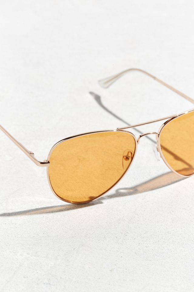 Orange Knoxville Aviator Sunglasses #2