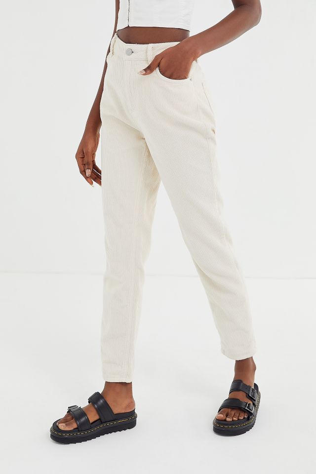 BDG Color Corduroy High-Waisted Mom Pant