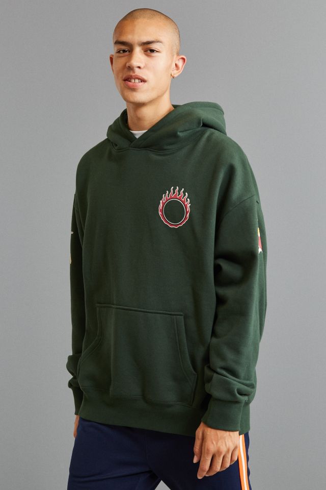 Tee Library Fire Hoop Hoodie Sweatshirt #2