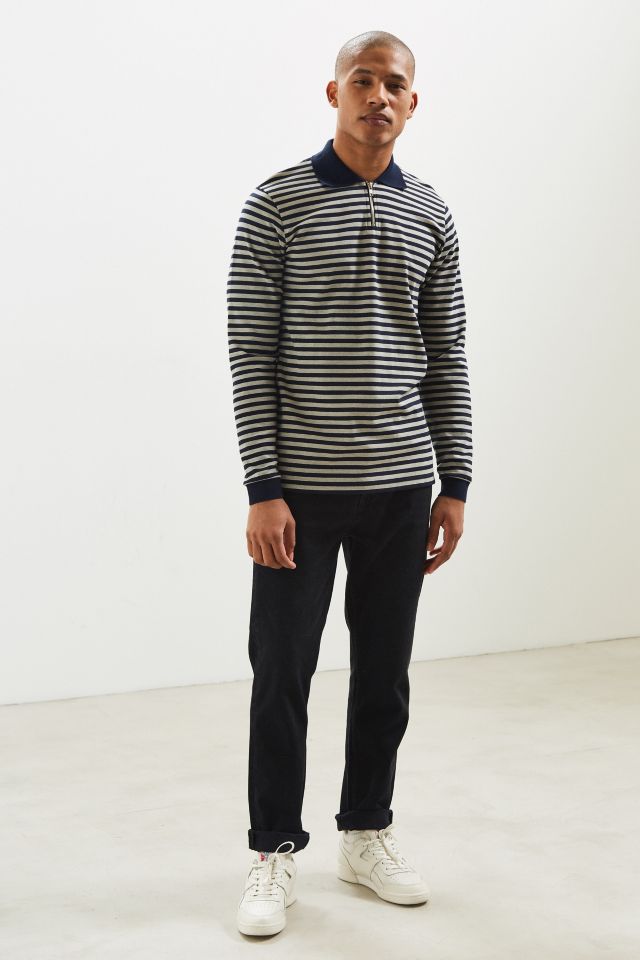 Le Fix Inside Interlock Zip Polo Shirt #5