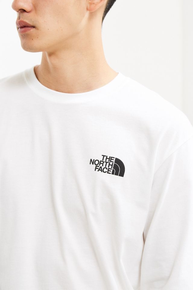 The North Face Rainbow Box Logo Long Sleeve Tee