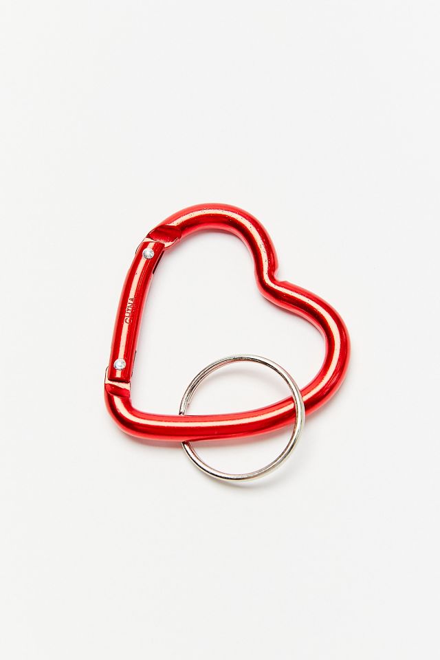 Bison Designs Mini Heart Carabiner Clip Keychain #1