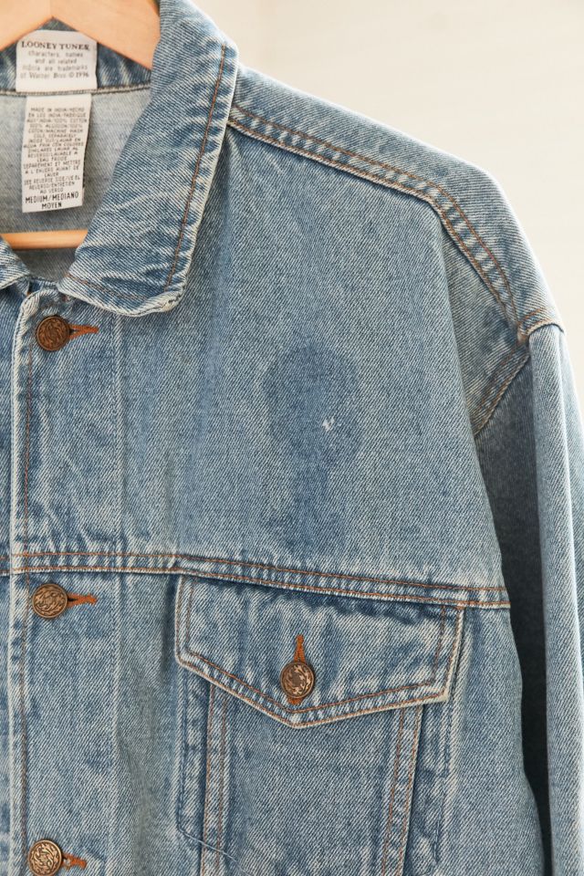 Vintage '90s Tweety Bird Denim Jacket | Urban Outfitters