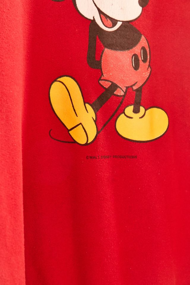 Vintage Classic Red Mickey Mouse Sweatshirt #3