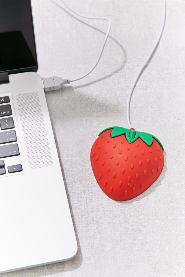 Strawberry Computer Mouse