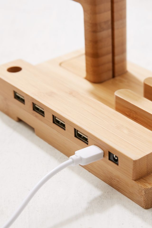 Wooden Multi-Device Charging Dock #4