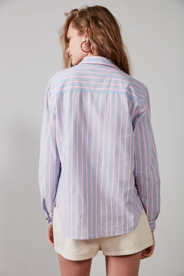 BDG Slim-Striped Button-Down Blouse #3