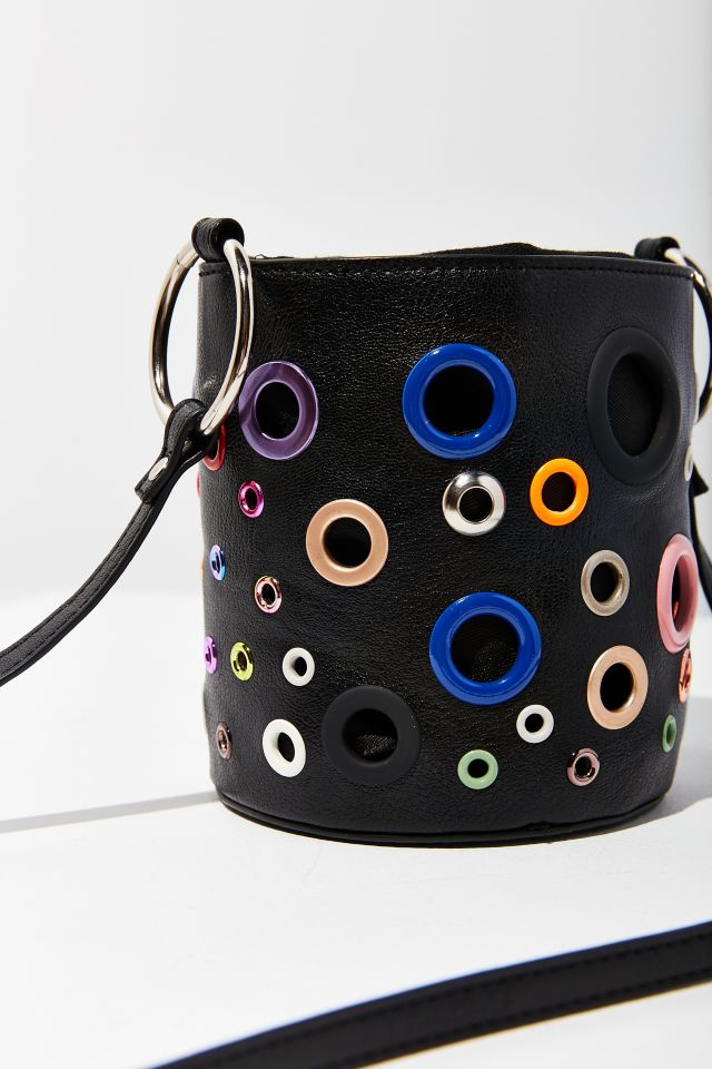 Mackenzie Grommet Mini Bucket Bag #4