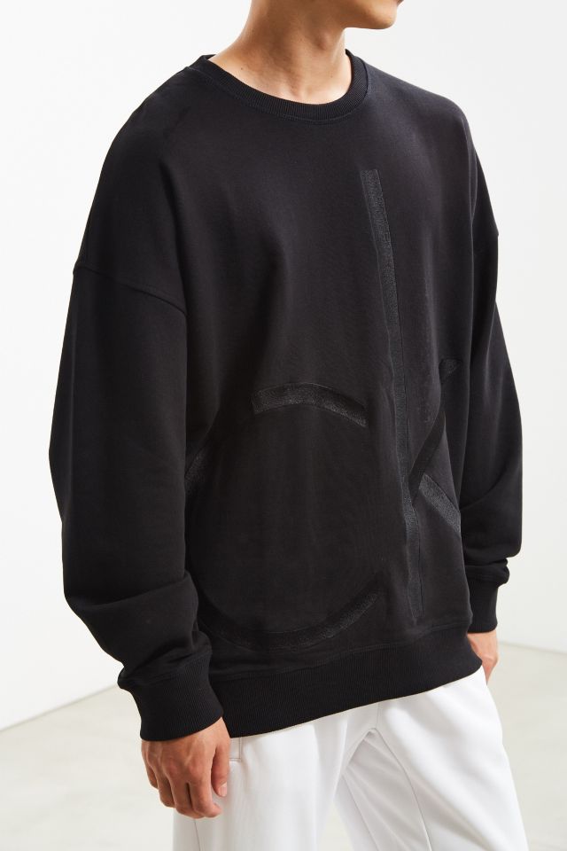 Calvin Klein Embroidered Logo Crew Neck Sweatshirt #1