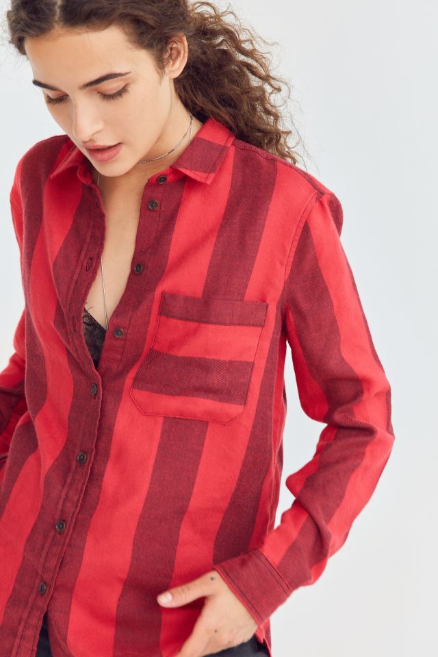 BDG Molly Flannel Button-Down Shirt #5