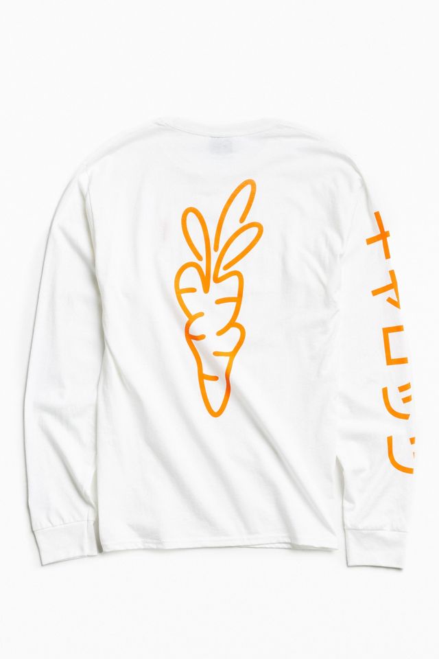 Carrots Katakana Long Sleeve Tee Urban Outfitters