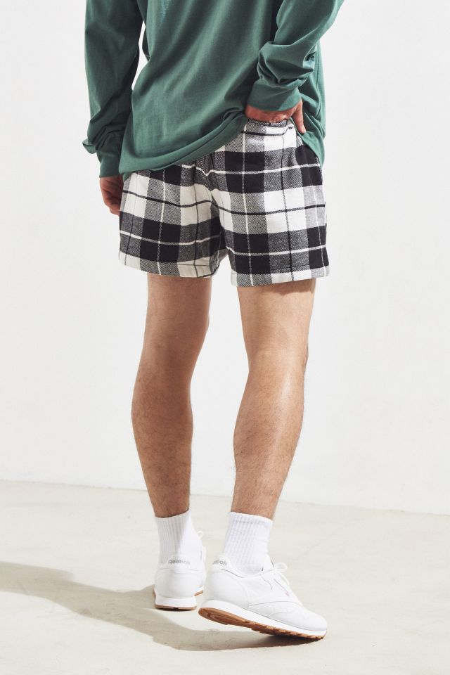 UO Plaid Flannel Volley Short #3
