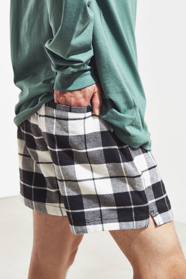 UO Plaid Flannel Volley Short #4