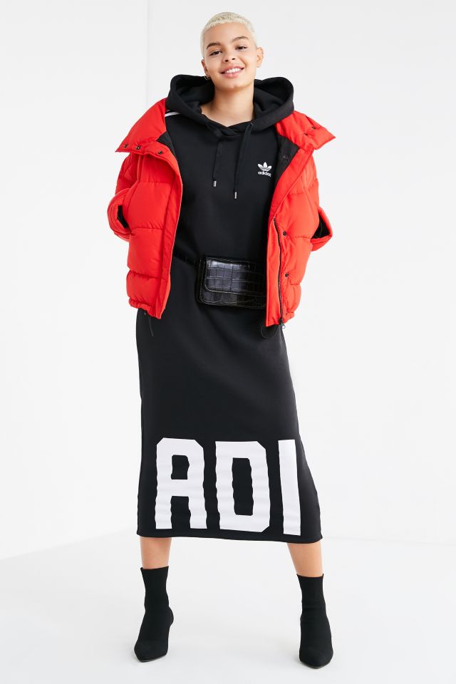 adidas Originals Bold Age Hoodie Sweatshirt Midi Dress Urban Outfitters