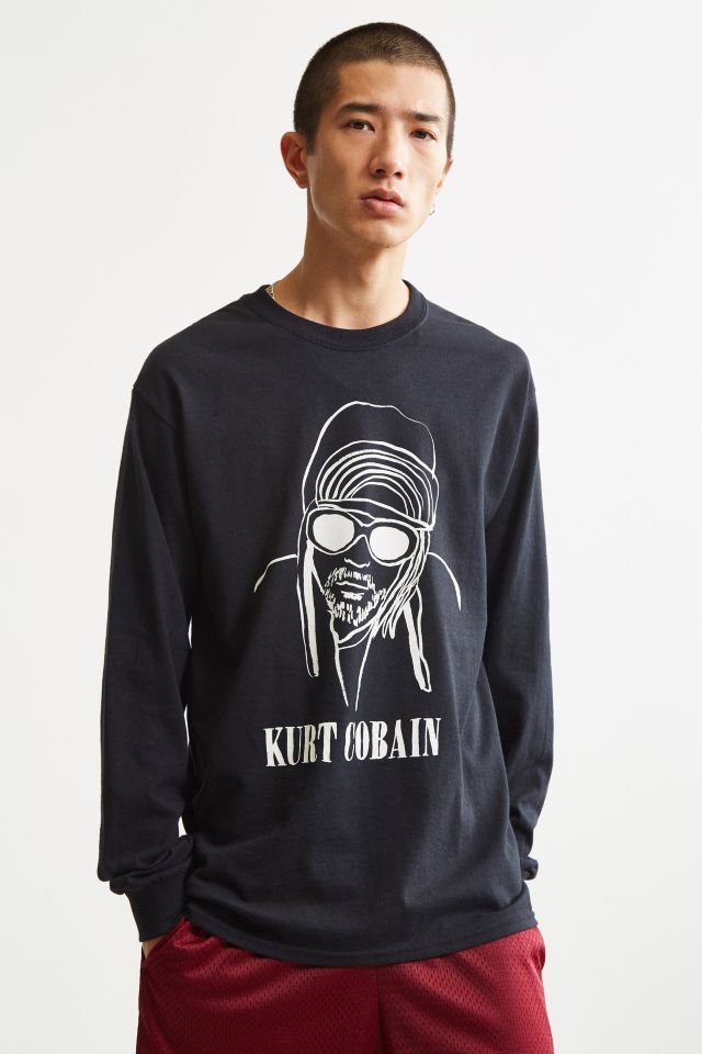 DEERDANA Kurt Cobain Long Sleeve Tee #4