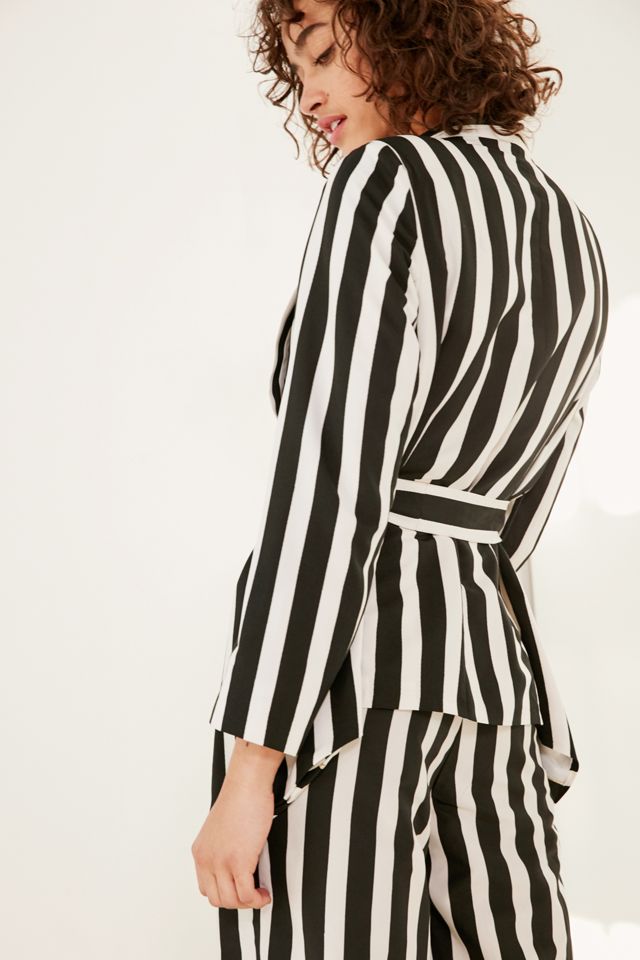 Vetiver Kate Striped Belted Blazer #2