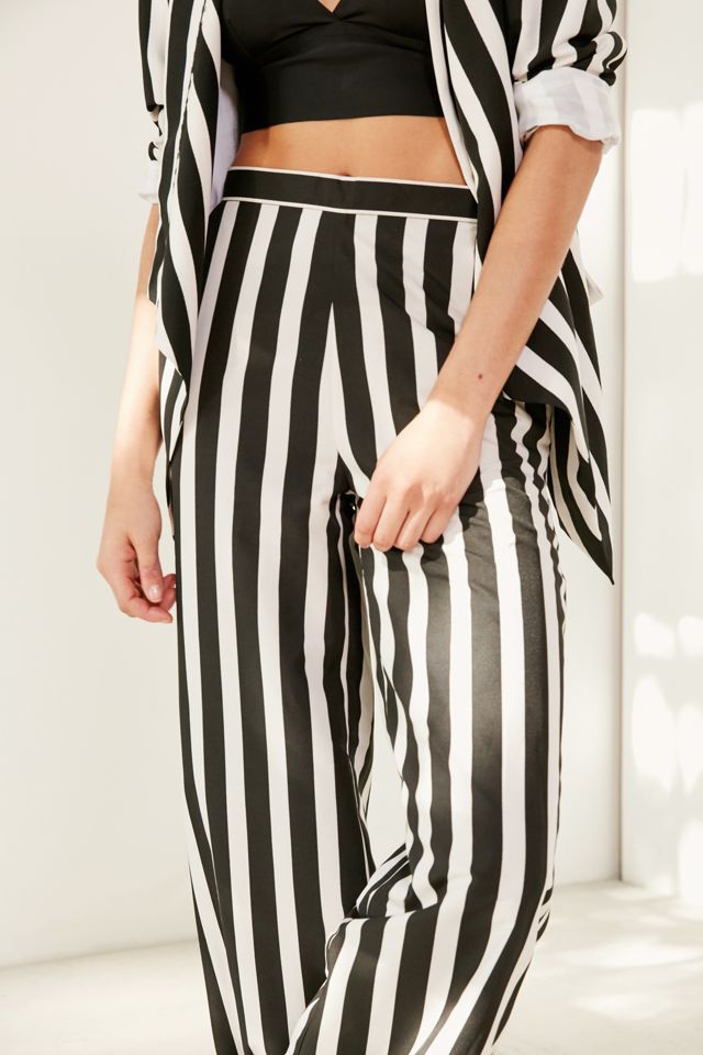 Vetiver Kate Striped Wide-Leg Pant #4