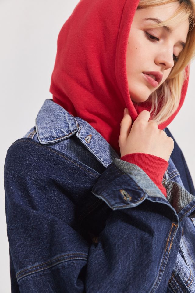BDG Half-And-Half Denim Trucker Jacket #1