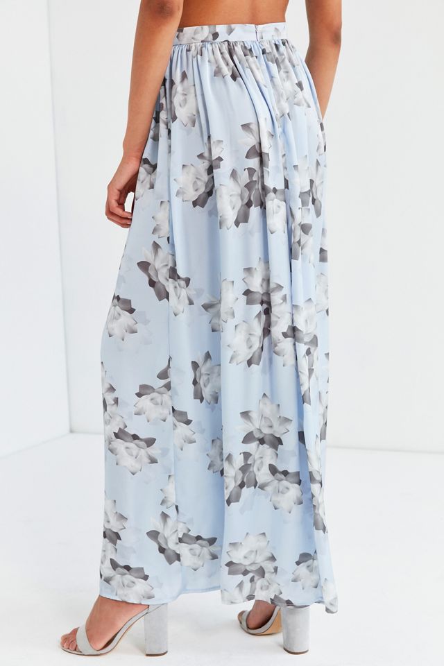Oh My Love Veratrum Floral High-Rise Maxi Skirt #1