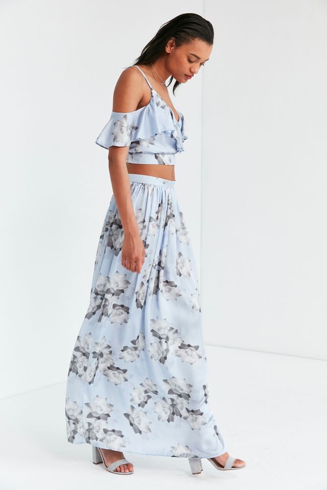 Oh My Love Veratrum Floral High-Rise Maxi Skirt #2
