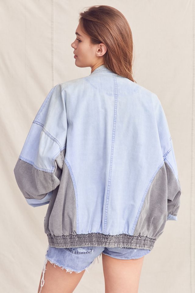 Vintage Pacific Coast Highway Colorblock Denim Jacket