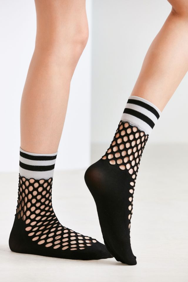 Chaussettes mi-mollet en filet sportive Out From Under #3