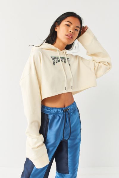 Puma Fenty By Rihanna Cropped Hoodie Sweatshirt | Urban Outfitters