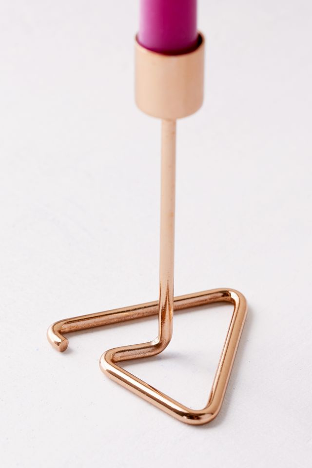 Emma Short Triangle Taper Candle Holder #1