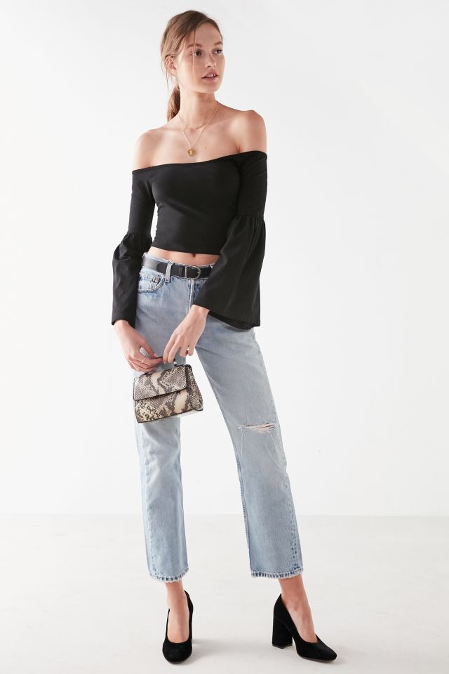 Truly Madly Deeply Kelly Off-The-Shoulder Tee #1