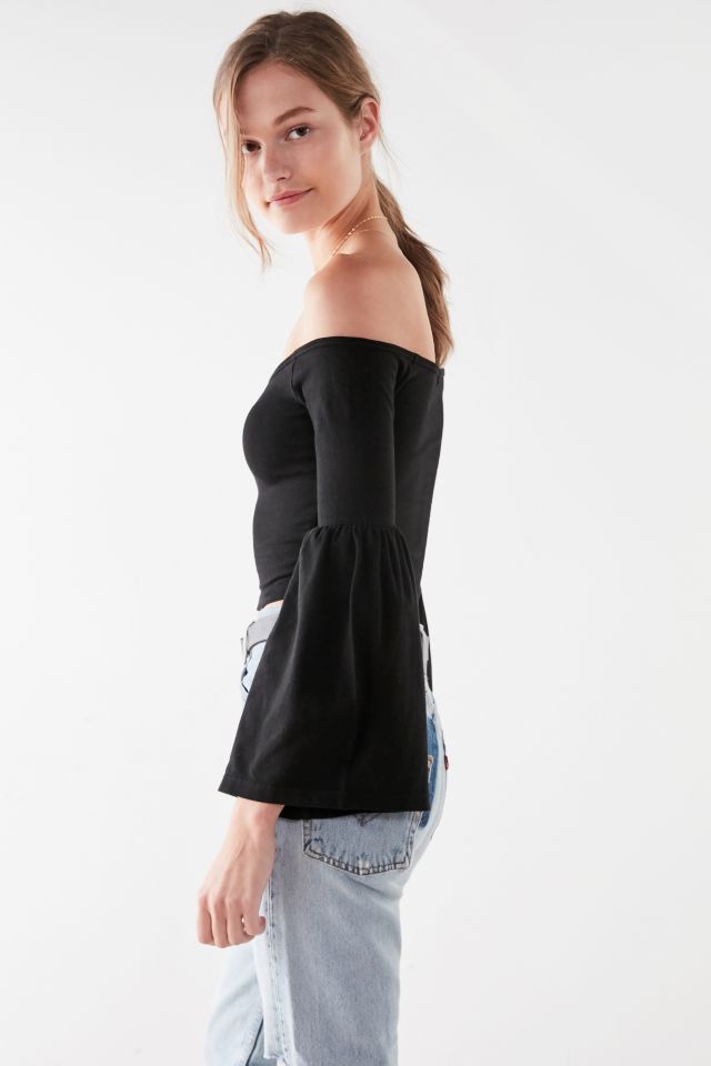 Truly Madly Deeply Kelly Off-The-Shoulder Tee #2