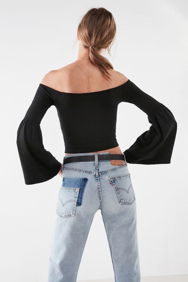 Truly Madly Deeply Kelly Off-The-Shoulder Tee #3