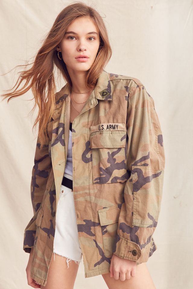 Vintage Washed Camo Jacket