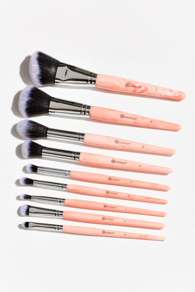 bh cosmetics Rose Quartz 9-Piece Brush Set #1