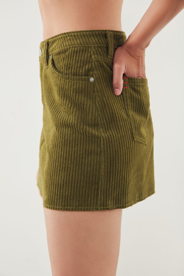BDG Frayed Corduroy Mini Skirt #4