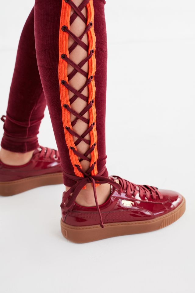 Puma Fenty by Rihanna Lace-Up Velour Legging #3
