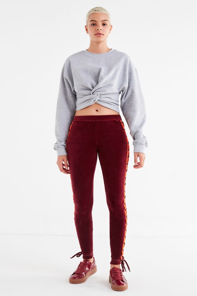 Puma Fenty by Rihanna Lace-Up Velour Legging #5