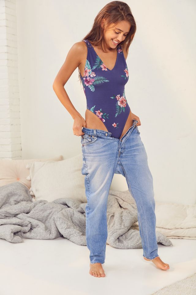 Out From Under Zoey Floral Bodysuit #4