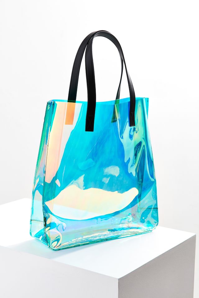 Zara iridescent hot sale tote bag