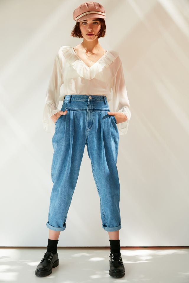 Kimchi Blue Leola Sheer Ruffle Blouse #1
