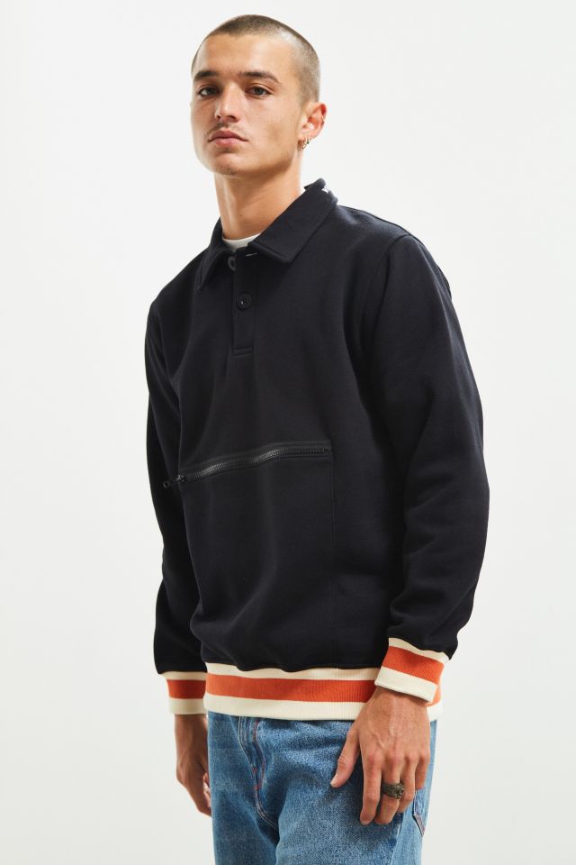 Pas de Mer Wrong Place Polo Collar Sweatshirt #1