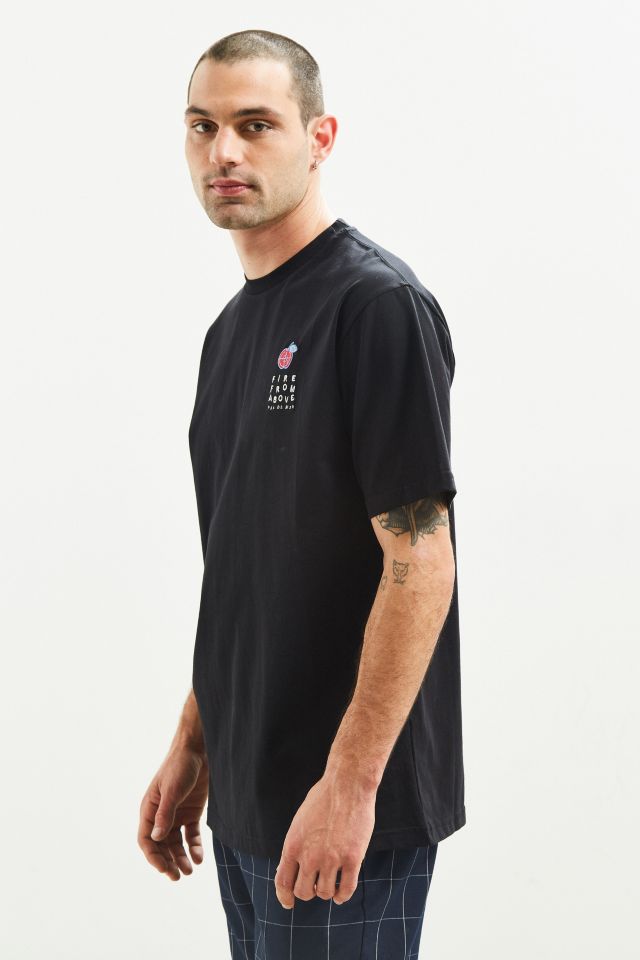 Pas de Mer Embroidered Fire From Above Tee #3