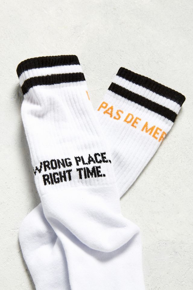 Pas de Mer Wrong Place Sock #1