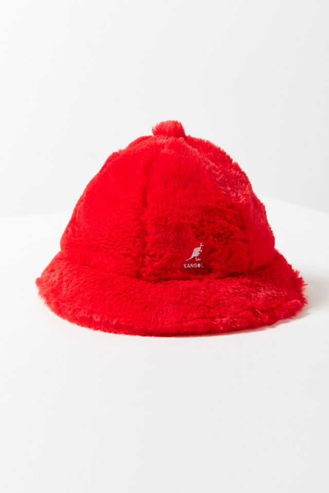 Kangol Faux Fur Casual Bucket Hat #1