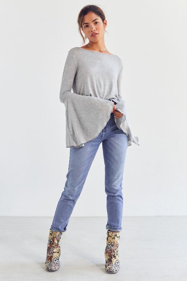 Kimchi Blue Vera Long Sleeve Ruffle Top #3