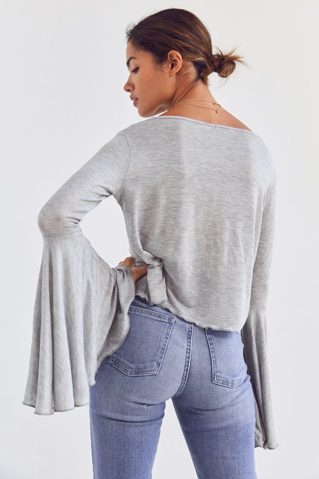 Kimchi Blue Vera Long Sleeve Ruffle Top #4