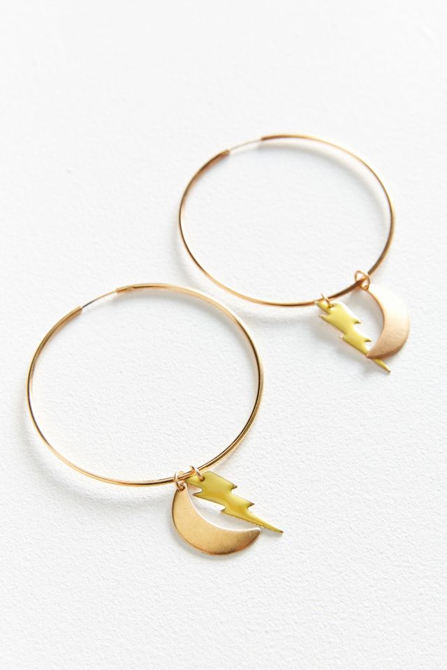 Charm Hoop Earring #1